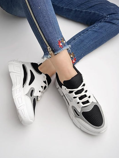 Women Lace Up Sneaker Shoes